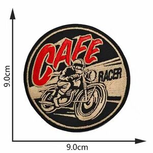 WARAGOD Plasture brodat Cafe Racer imagine