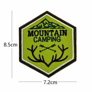 WARAGOD Patch brodat Mountain Camping 04 imagine