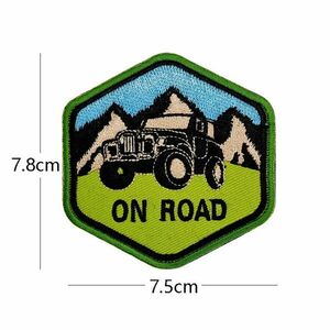 WARAGOD Patch brodat Mountain Camping 06 imagine