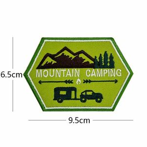 WARAGOD Patch brodat Mountain Camping 07 imagine