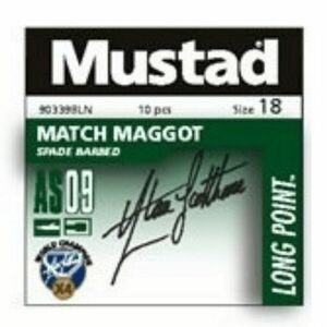 Carlige Mustad pentru momeala larva 90339, 10 buc (Marime Carlige: Nr. 10) imagine