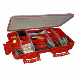 Cutie Jaxon S-Line Fishing Waterproof Box, Red, 35.5x23x5cm imagine