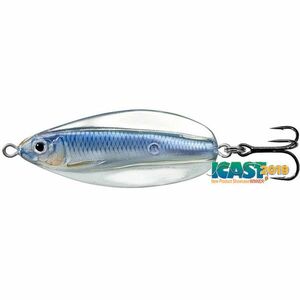 Lingurita oscilanta Livetarget Erratic Shiner, culoare Silver-Blue, 6cm, 14g imagine