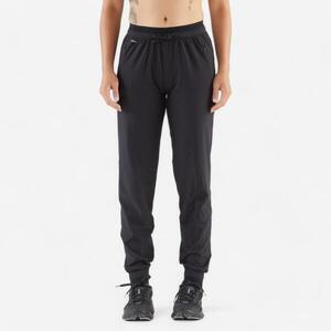 Pantalon de jogging alergare respirabil Kiprun run 500 dry negru Damă imagine