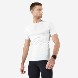 Tricou respirant Alergare pe asfalt Kiprun SKINCARE Alb Bărbați imagine