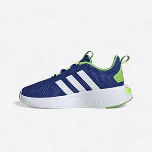 Încălțăminte Educație fizică ADIDAS RACER Albastru-Alb-Galben Copii imagine