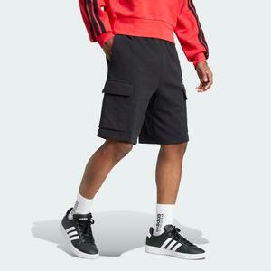 Pantalon scurt bumbac ADIDAS Negru Bărbați imagine