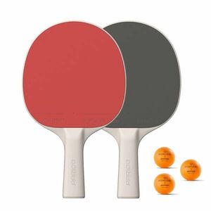 Set de 2 palete rezistente + 3 mingi de tenis de masă - set ppr 100 imagine