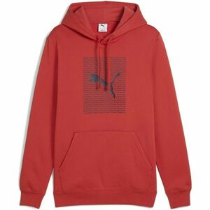 Puma ESSENTIALS LOGO LAB HOOODIE FL Hanorac pentru bărbați, roșu, mărime imagine