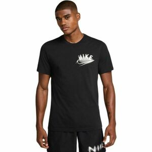 Nike Tricou de antrenament bărbați Tricou de antrenament bărbați, negru imagine