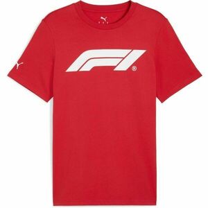 Puma F1 ESSENTIALS LOGO TEE Tricou pentru bărbați, roșu, mărime imagine