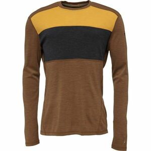 Smartwool M CLASSIC THERMAL MERINO BL COLORBLCK CB Tricou pentru bărbați, maro, mărime imagine