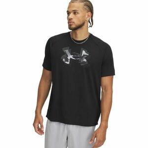 Under Armour TECH PRINT FILL Tricou bărbați, negru, mărime imagine