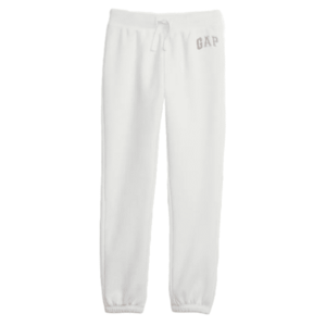 GAP V-HOL LOGO Pantaloni de trening pentru fete, alb, mărime imagine