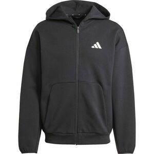 adidas FUTURE ICONS 3-STRIPES FULL ZIP HOODIE Hanorac bărbați, negru, mărime imagine