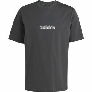 adidas ESSENTIALS LINEAR SINGLE JERSEY Tricou de bărbați, negru, mărime imagine