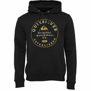 Quiksilver CIRCLE TRIM HOOD Hanorac bărbați, negru, mărime imagine