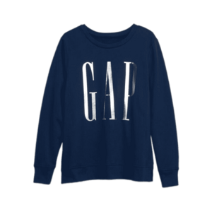 GAP CREWNECK LOGO Hanorac pentru femei, albastru închis, mărime imagine