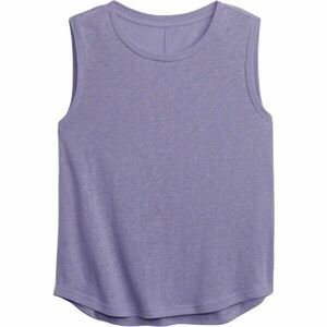 GAP LINEN BLEND SHELL Top pentru femei, mov, mărime imagine