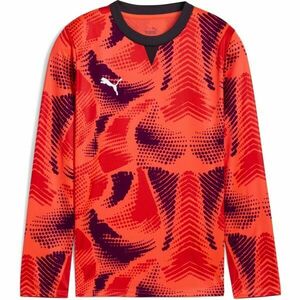 Puma TEAMTARGET GL LS JERSEY JR Tricou portar copii, roșu, mărime imagine