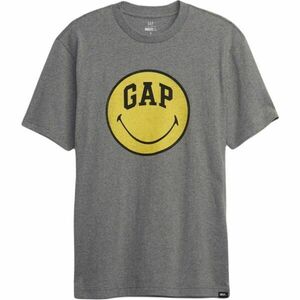 GAP SMILEY50 Tricou de bărbați, gri, mărime imagine