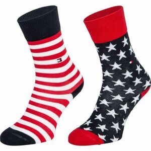 Tommy Hilfiger KIDS SOCK 2P STARS AND STRIPES Șosete de copii, albastru închis, mărime imagine