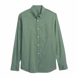 GAP STRETCH POPLIN Cămașă de bărbați, verde, mărime imagine