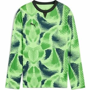 Puma TEAMTARGET GL LS JERSEY JR Tricou portar copii, verde, mărime imagine