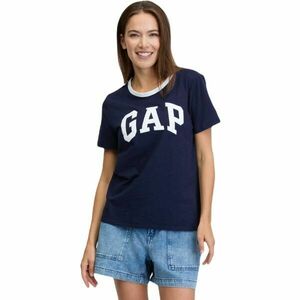 GAP LOGO SLUB Tricou pentru femei, albastru închis, mărime imagine