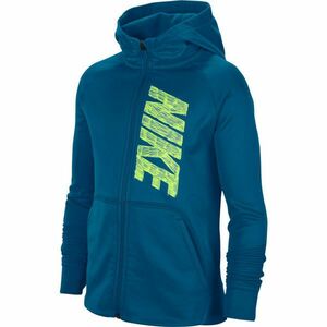 Nike THERMA GFX FZ HOODIE B Hanorac de băieți, turcoaz, mărime imagine