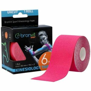 BronVit SPORT KINESIO TAPE CLASSIC Bandă kinesiologică, roz, mărime imagine