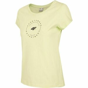 4F WOMEN'S T-SHIRT Tricou pentru femei, galben, mărime imagine