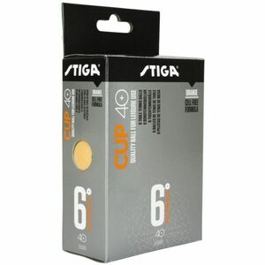 Stiga CUP ABS ORANGE 12-PACK Mingi de ping pong, portocaliu, mărime imagine