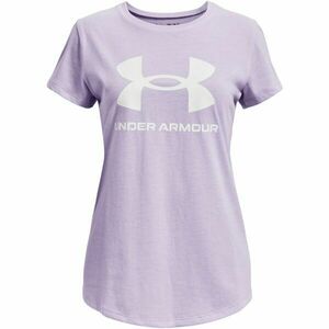 Under Armour LIVE SPORTSTYLE GRAPHIC SS Tricou fete, mov, mărime imagine