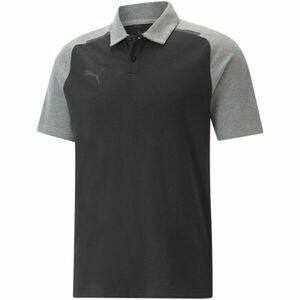 Puma TEAMCUP CASUALS POLO Tricou polo bărbați, negru, mărime imagine