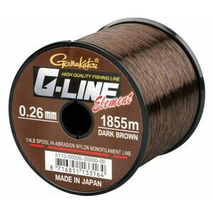 Fir Gamakatsu G-Line Element Dark Brown (Diametru fir: 0.26 mm) imagine