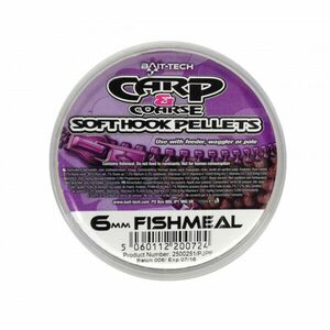 Pelete Bait-Tech Softhook Pellets, 6mm, 125ml (Aroma: Halibut) imagine