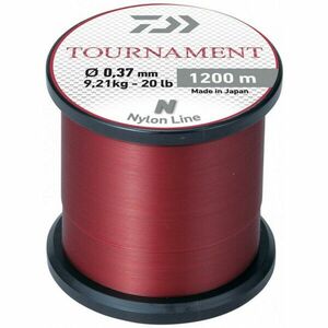 Fir monofilament Daiwa Tournament Nylon, rosu, 1200m (Diametru fir: 0.33 mm) imagine