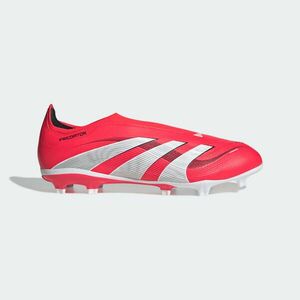 Ghete de fotbal Predator League Laceless FG/MG Roșu Adulți imagine