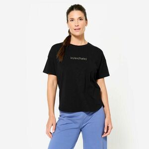 Tricou yoga Negru Damă imagine