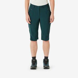 Pantalon 3/4 pentru Drumeție la Munte MH500 Verde Damă imagine