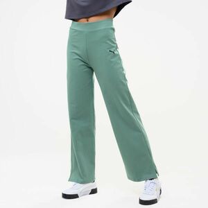 Pantalon drept din bumbac Puma Verde Damă imagine