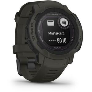 Ceas activity tracker Garmin Instinct 2, 45mm, Bluetooth, bratara silicon, Android/iOS, Rezistenta la apa, Negru imagine