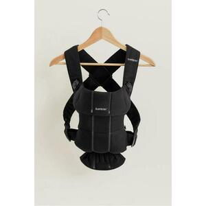 Marsupiu anatomic BabyBjorn Mini Black, cu pozitii multiple de purtare, Tesatura-Tricot imagine