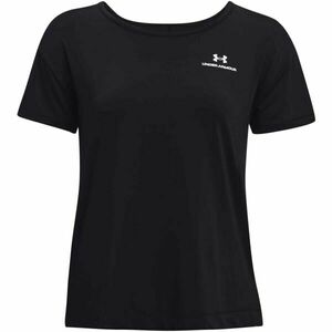 Under Armour RUSH ENERGY SS Tricou fitness femei, negru, mărime imagine