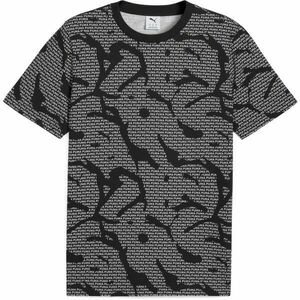 Puma ESSENTIALS LOGO LAB AOP TEE Tricou bărbați, gri închis, mărime imagine