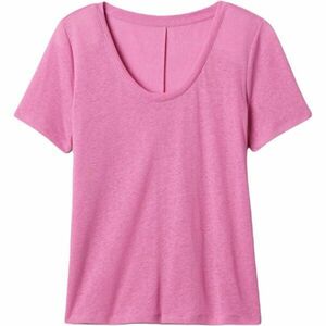 GAP V-SS LINEN SCOOP Tricou de damă, roz, mărime imagine