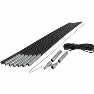 Crossroad TENT POLES 9, 5MM Set de reparație pentru tije de cort, negru, mărime imagine