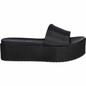 Calvin Klein FLATFORM SANDAL SLIDE INNYLON Papuci pentru femei, negru, mărime imagine