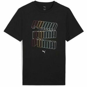 Puma ESSENTIALS LOGO LAB HOG TEE Tricou pentru bărbați, negru, mărime imagine